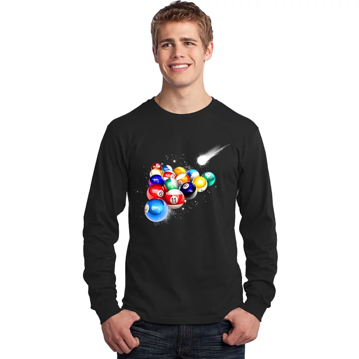 Space Billiards Long Sleeve Shirt