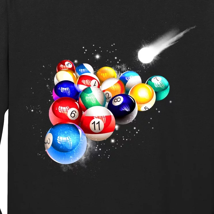 Space Billiards Long Sleeve Shirt