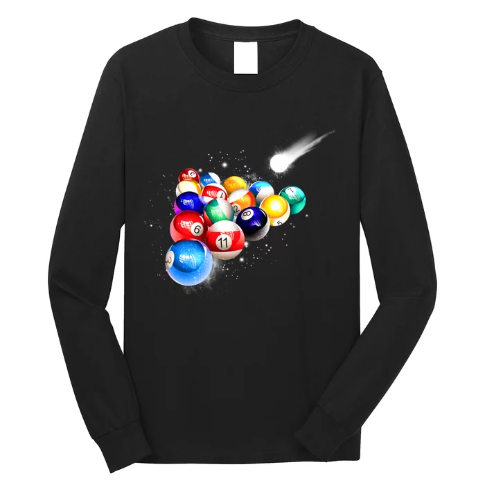 Space Billiards Long Sleeve Shirt