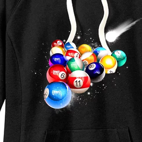 Space Billiards Women's Fleece Hoodie