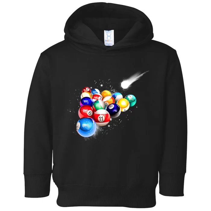 Space Billiards Toddler Hoodie