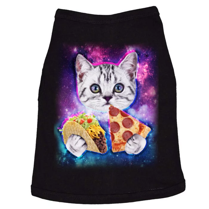 Space Cat Pizza And Tacos Doggie Tank