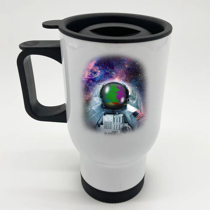 Space Channel Universe Front & Back Stainless Steel Travel Mug