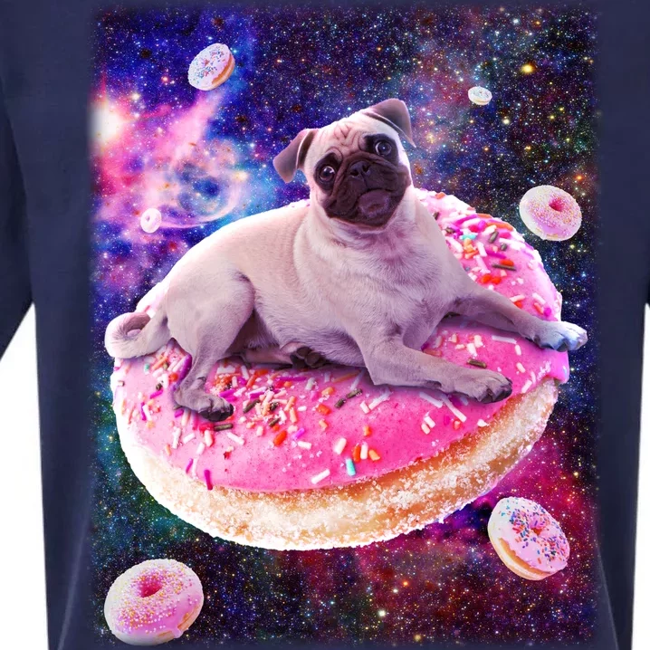 Space Donut Pug Sueded Cloud Jersey T-Shirt