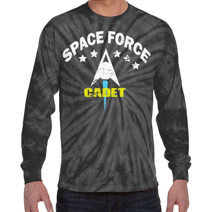 Space Force Cadet Tie-Dye Long Sleeve Shirt