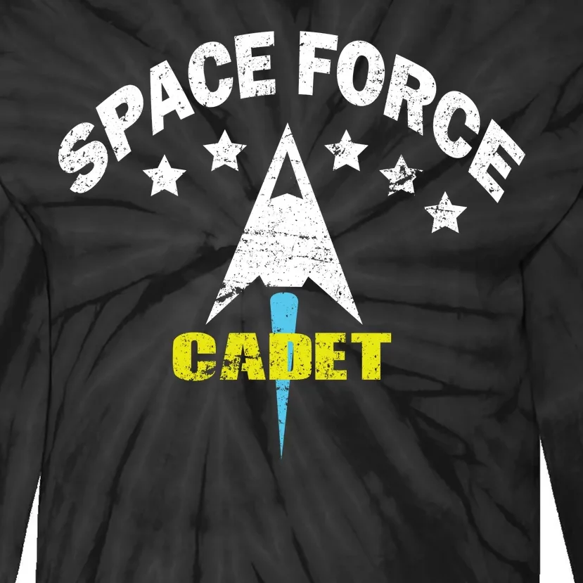 Space Force Cadet Tie-Dye Long Sleeve Shirt