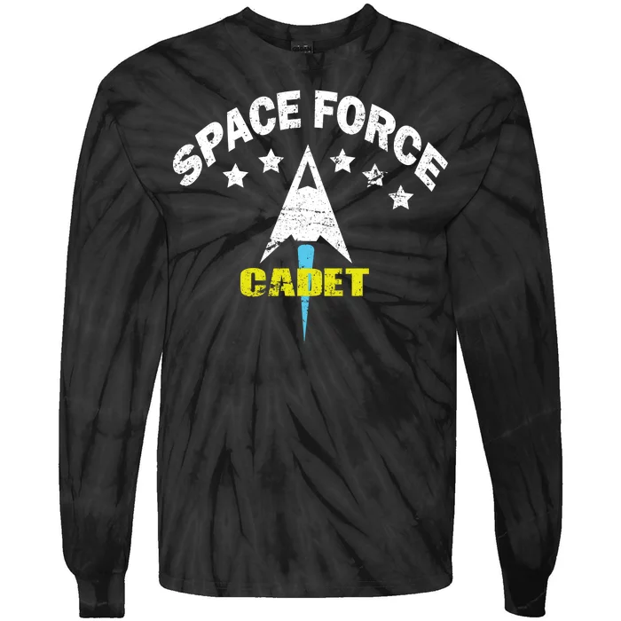 Space Force Cadet Tie-Dye Long Sleeve Shirt