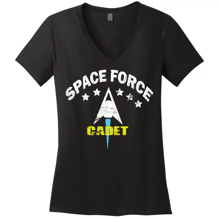 Space Force Cadet Women's V-Neck T-Shirt