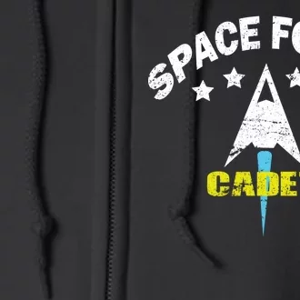 Space Force Cadet Full Zip Hoodie