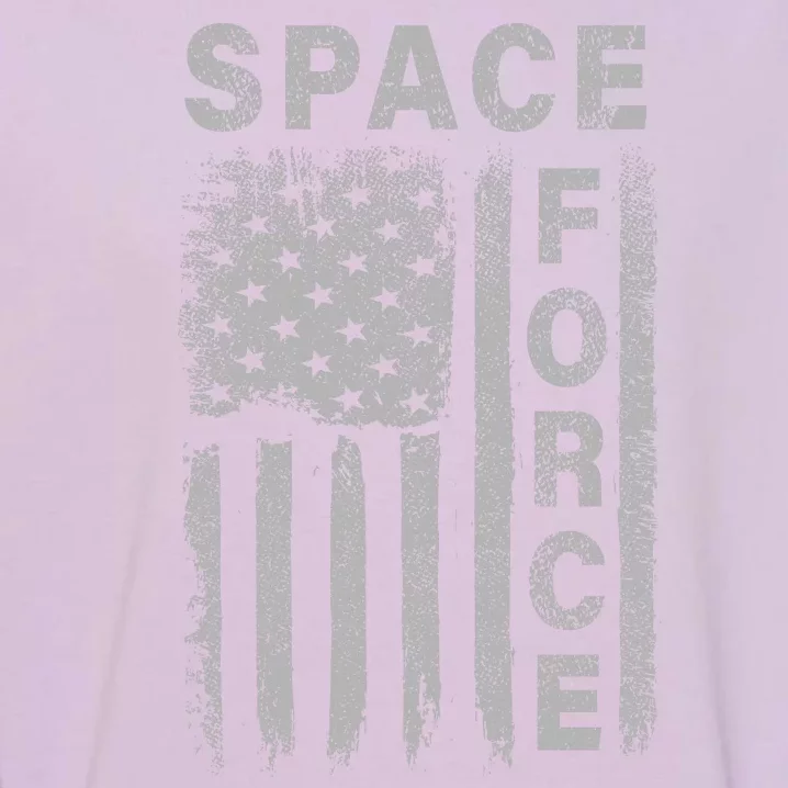 Space Force Grunge Flag Garment-Dyed Sweatshirt