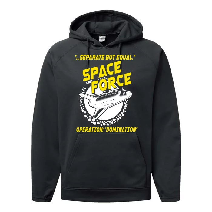 Space Force Operation Domination Performance Fleece Hoodie