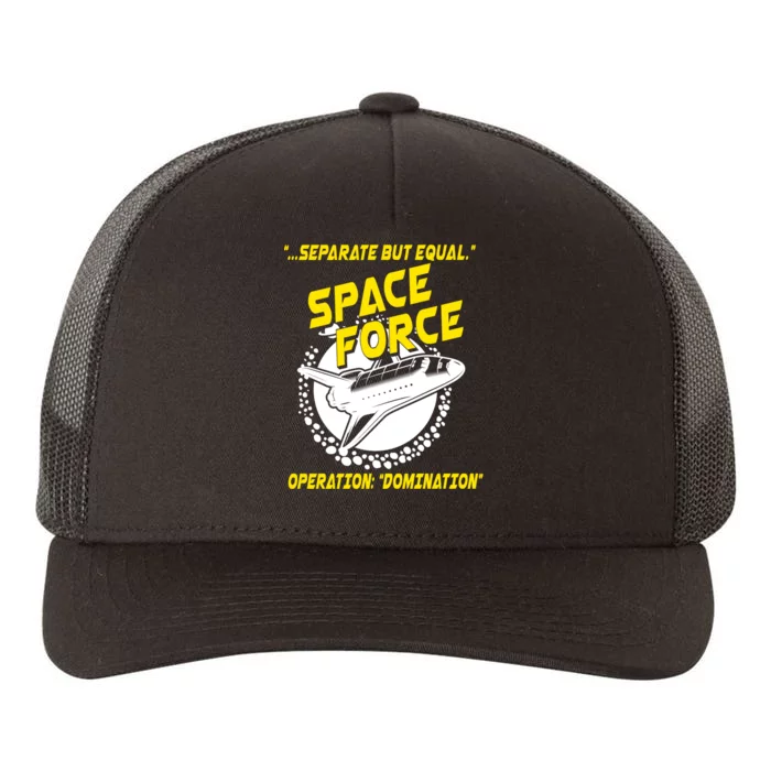 Space Force Operation Domination Yupoong Adult 5-Panel Trucker Hat