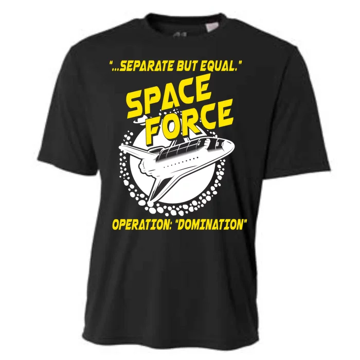 Space Force Operation Domination Cooling Performance Crew T-Shirt