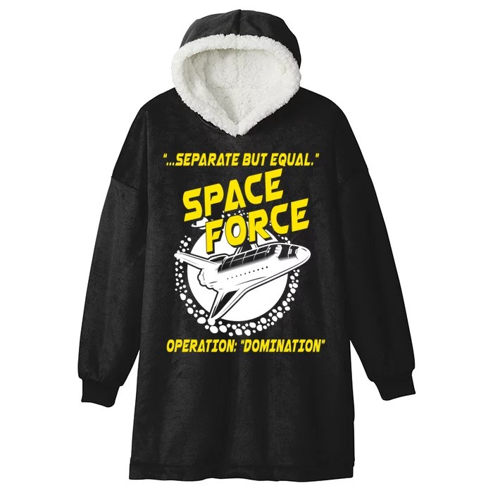 Space Force Operation Domination Hooded Wearable Blanket