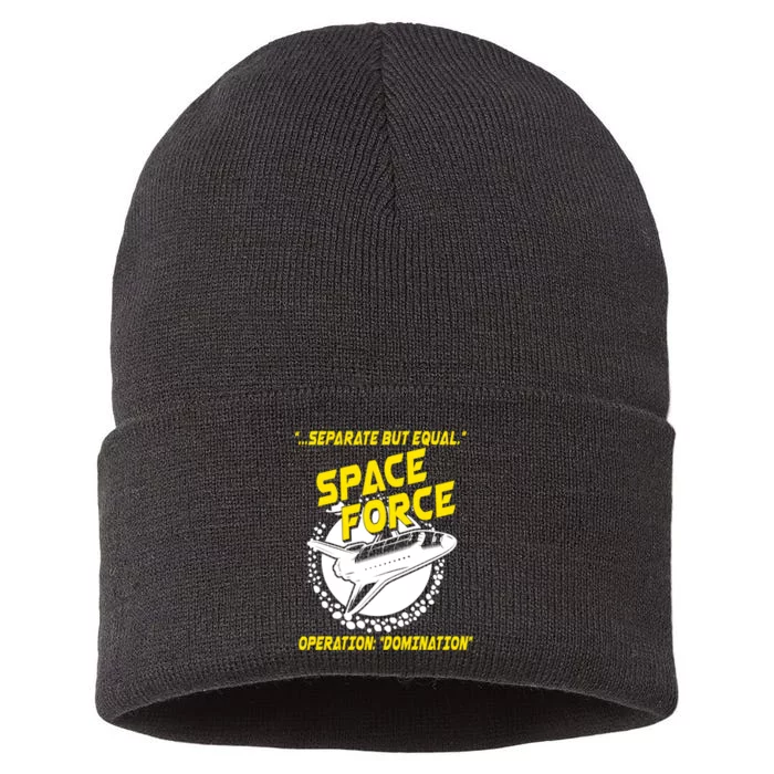 Space Force Operation Domination Sustainable Knit Beanie