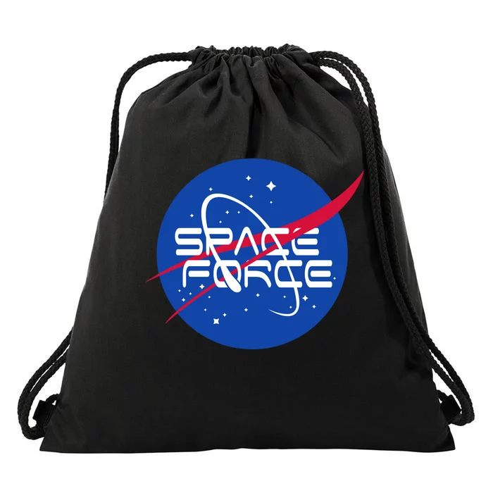 Space Force USA United States Logo Drawstring Bag