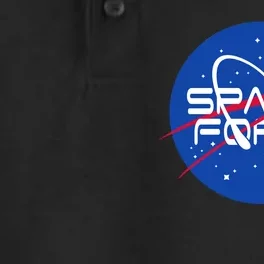 Space Force USA United States Logo Dry Zone Grid Performance Polo