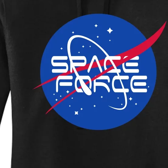 Space Force USA United States Logo Women's Pullover Hoodie