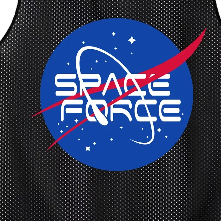 Space Force USA United States Logo Mesh Reversible Basketball Jersey Tank