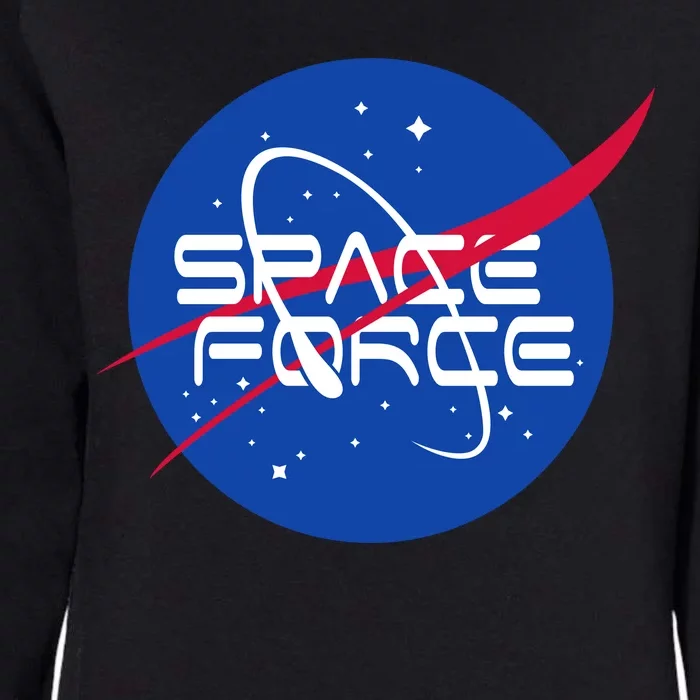 Space Force USA United States Logo Womens California Wash Sweatshirt