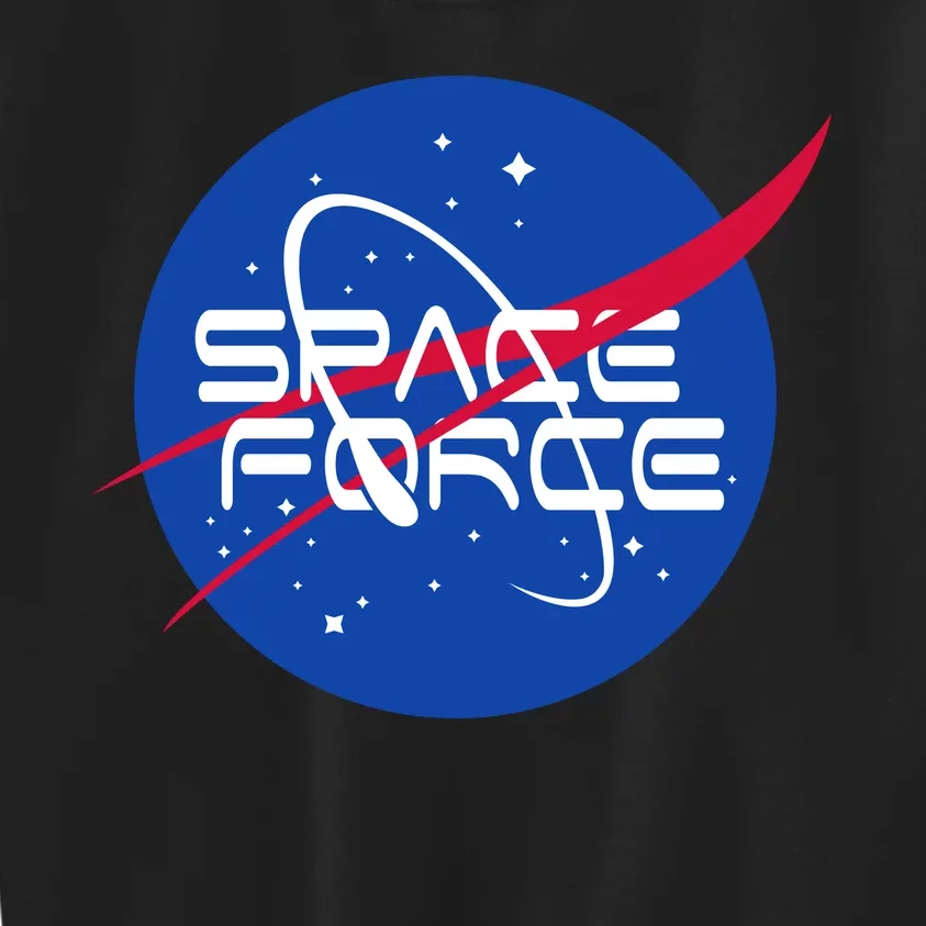 Space Force USA United States Logo Kids Sweatshirt