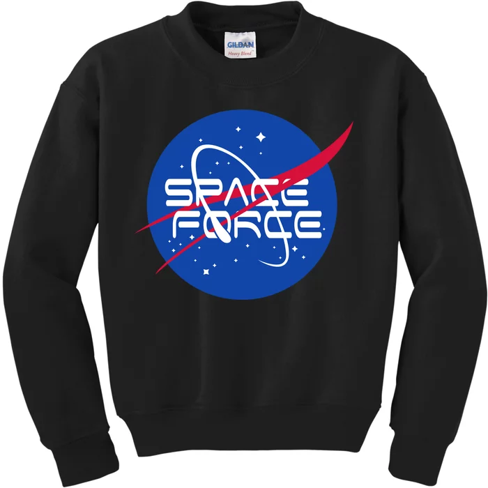 Space Force USA United States Logo Kids Sweatshirt