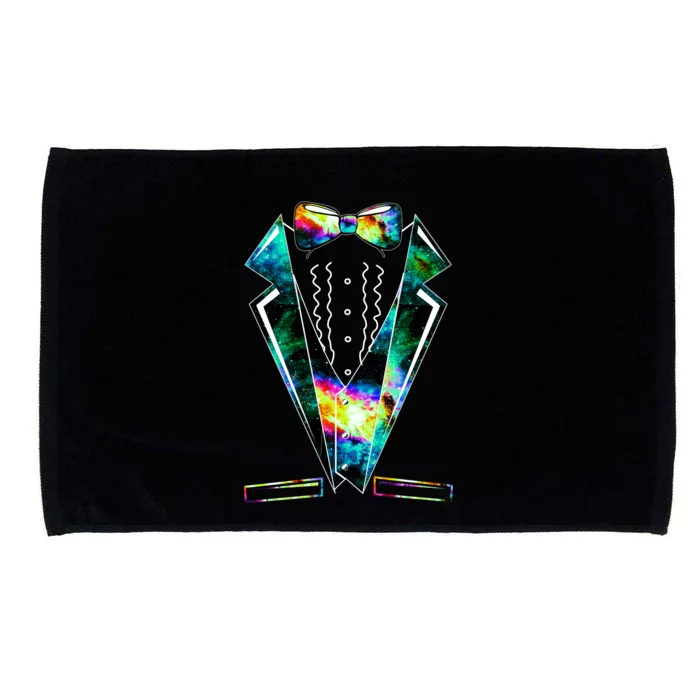 Space Galaxy Tuxedo Microfiber Hand Towel