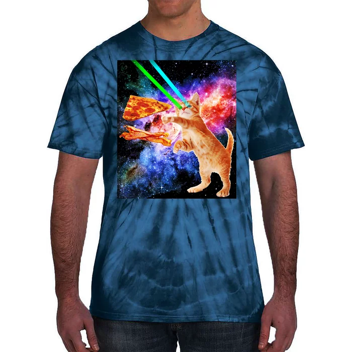 Space Hunger Flying Cat Pizza Bacon1 Tie-Dye T-Shirt