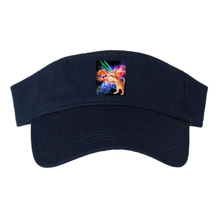 Space Hunger Flying Cat Pizza Bacon1 Valucap Bio-Washed Visor