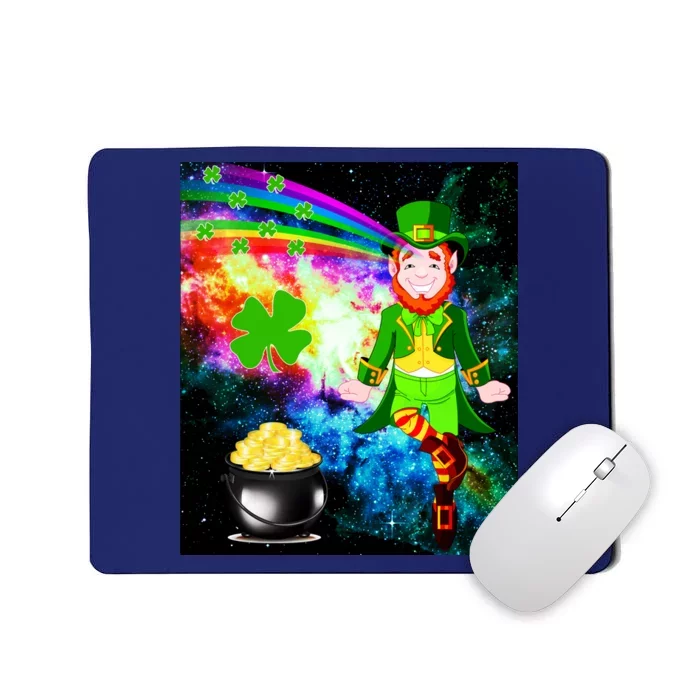 Space Hunger Irish in Space Rainbow Laser Mousepad