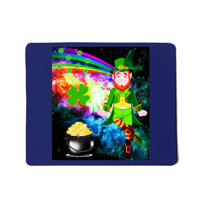 Space Hunger Irish in Space Rainbow Laser Mousepad