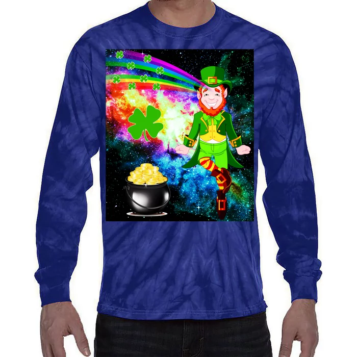 Space Hunger Irish in Space Rainbow Laser Tie-Dye Long Sleeve Shirt