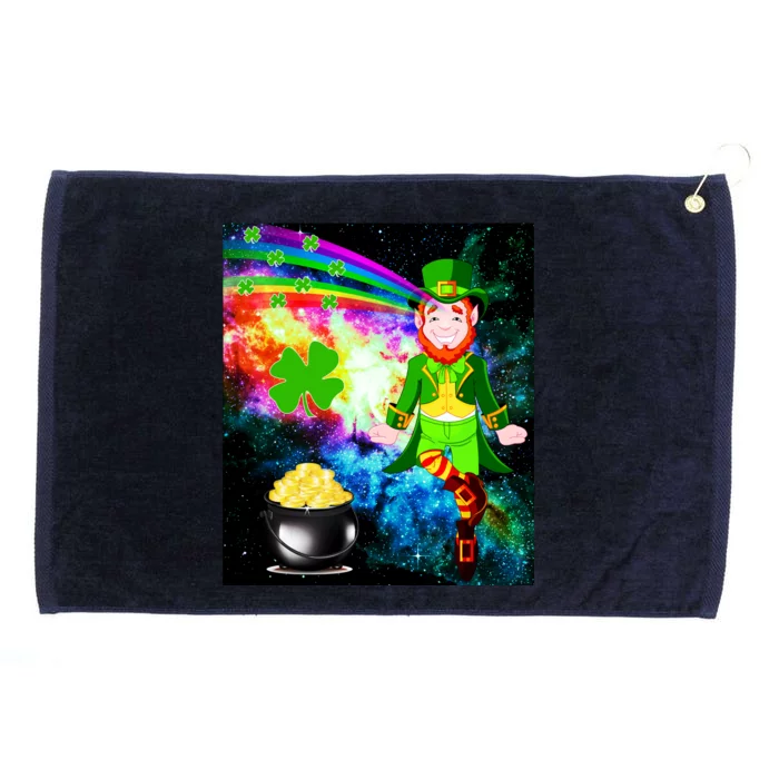 Space Hunger Irish in Space Rainbow Laser Grommeted Golf Towel