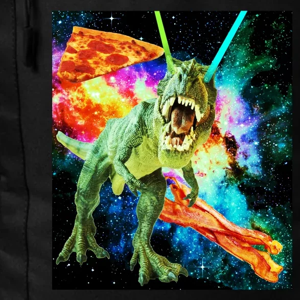 Space Hunger Wars T-Rex Pizza Bacon Daily Commute Backpack