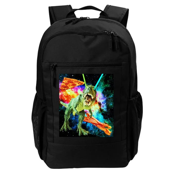 Space Hunger Wars T-Rex Pizza Bacon Daily Commute Backpack