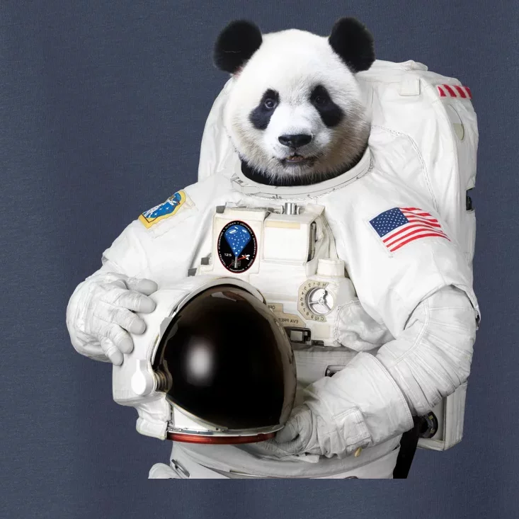 Space Panda USA Astronaut Toddler T-Shirt