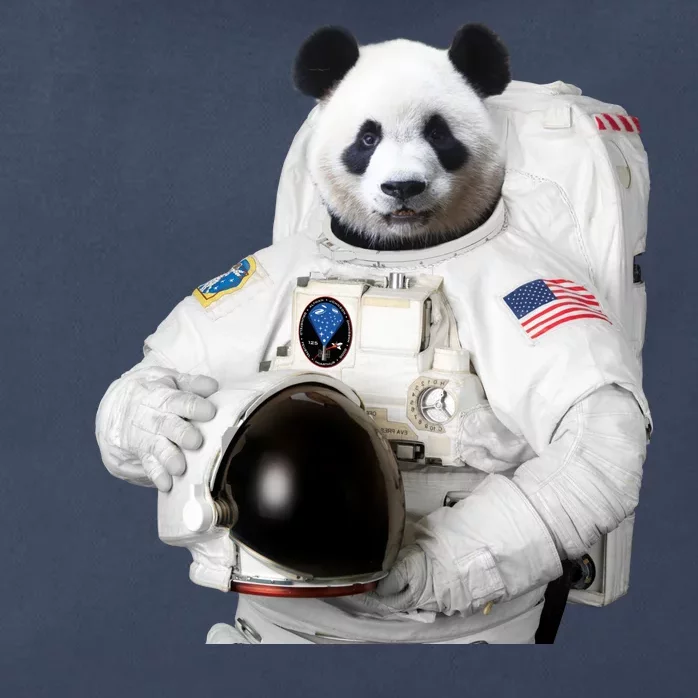 Space Panda USA Astronaut Zip Tote Bag