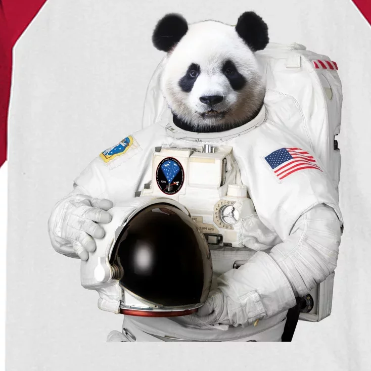 Space Panda USA Astronaut Kids Colorblock Raglan Jersey