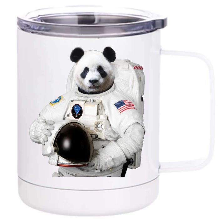 Space Panda USA Astronaut Front & Back 12oz Stainless Steel Tumbler Cup