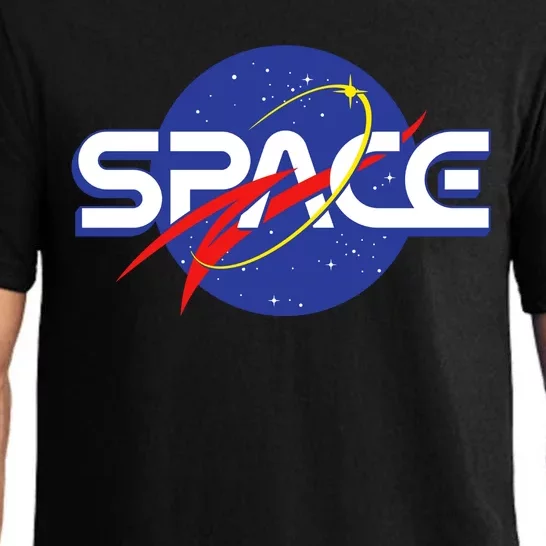 Space Retro logo Pajama Set