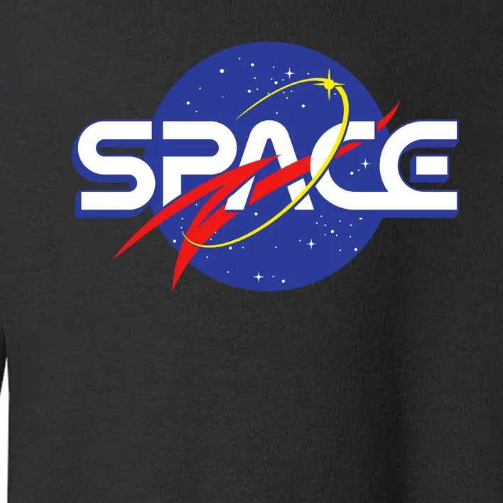 Space Retro logo Toddler Sweatshirt