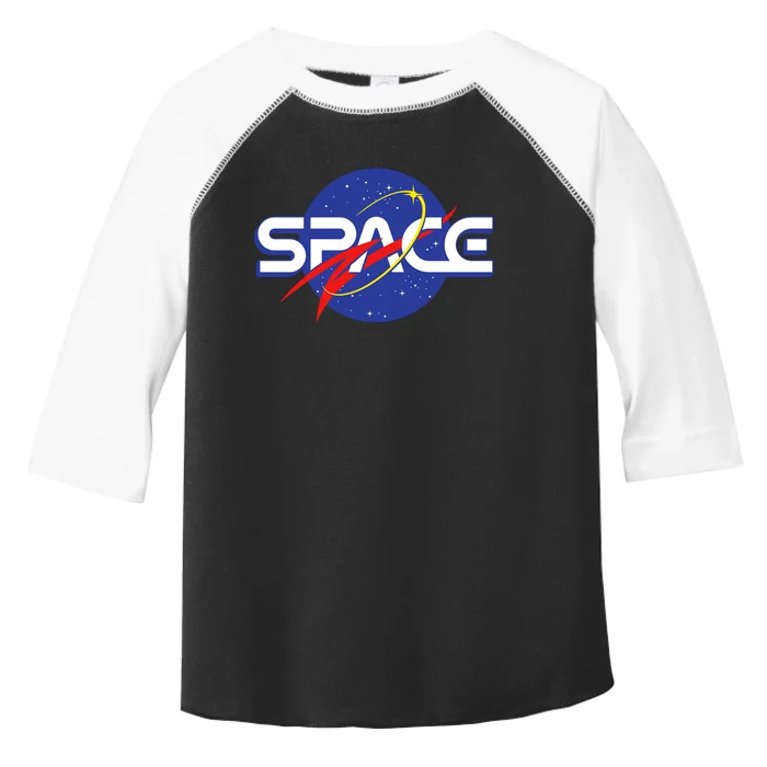 Space Retro logo Toddler Fine Jersey T-Shirt