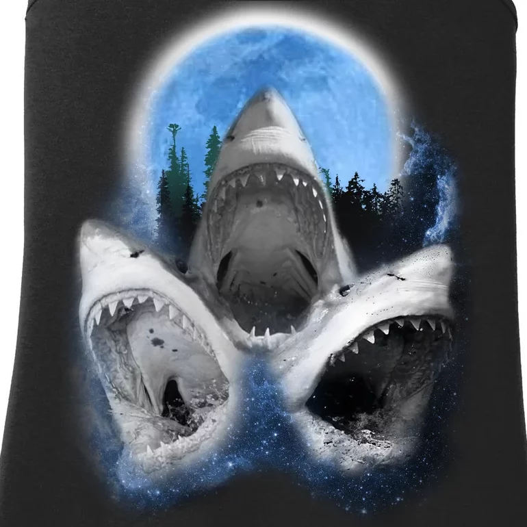 Space Sharks Universe Trio Ladies Essential Tank