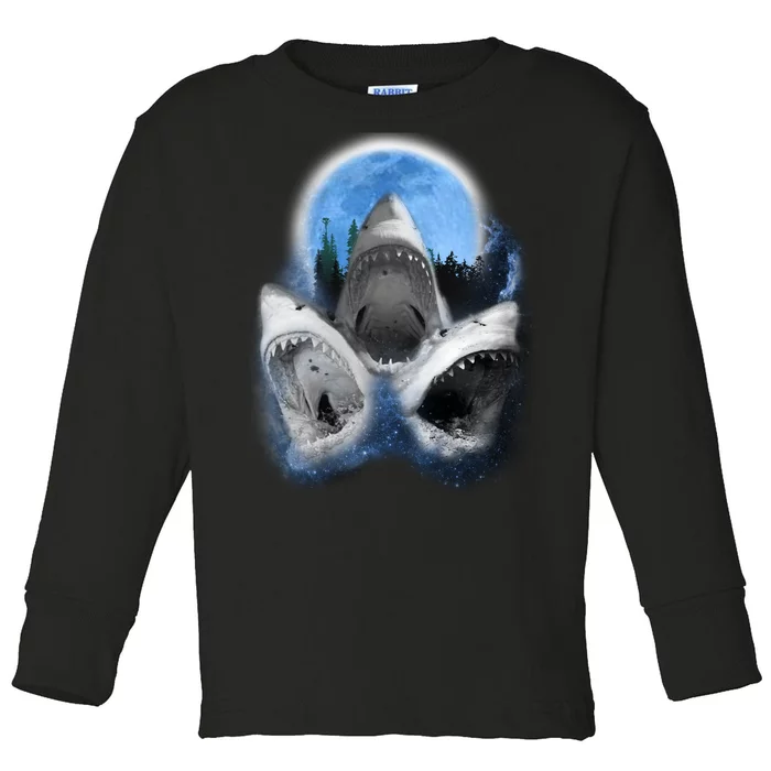 Space Sharks Universe Trio Toddler Long Sleeve Shirt