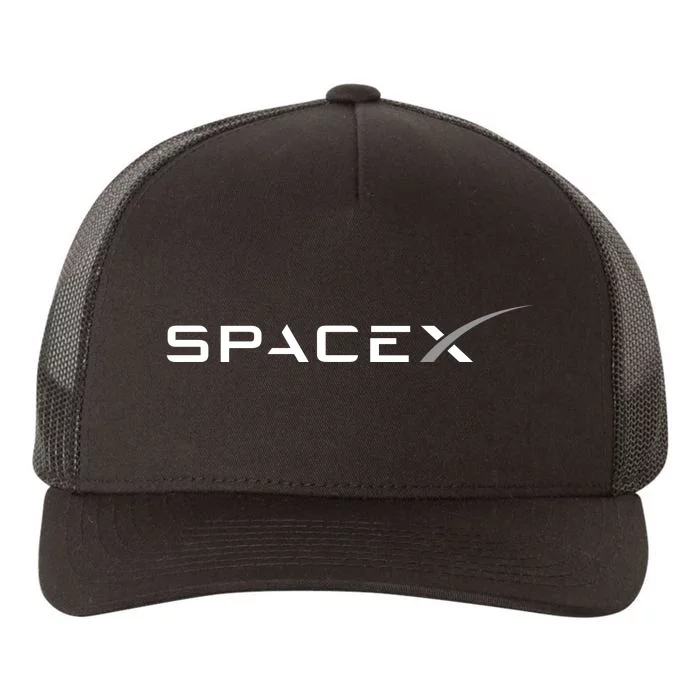 Space X Logo Yupoong Adult 5-Panel Trucker Hat