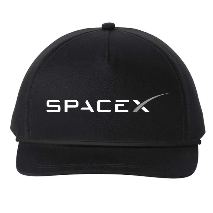 Space X Logo Snapback Five-Panel Rope Hat