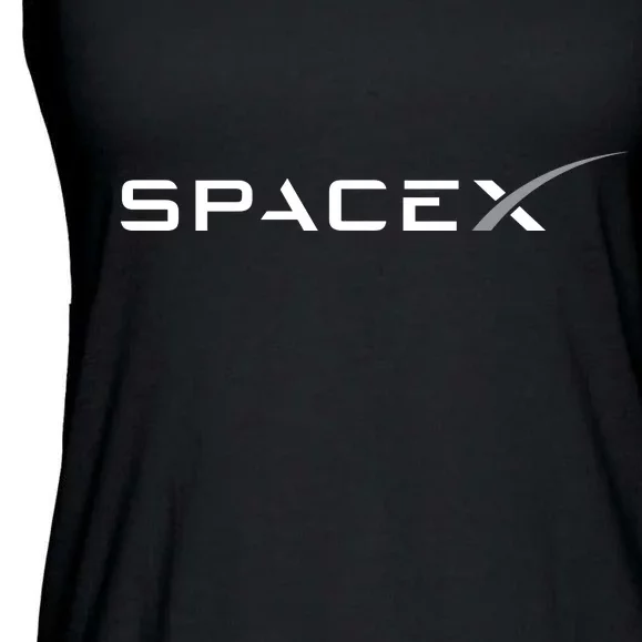 Space X Logo Ladies Essential Flowy Tank