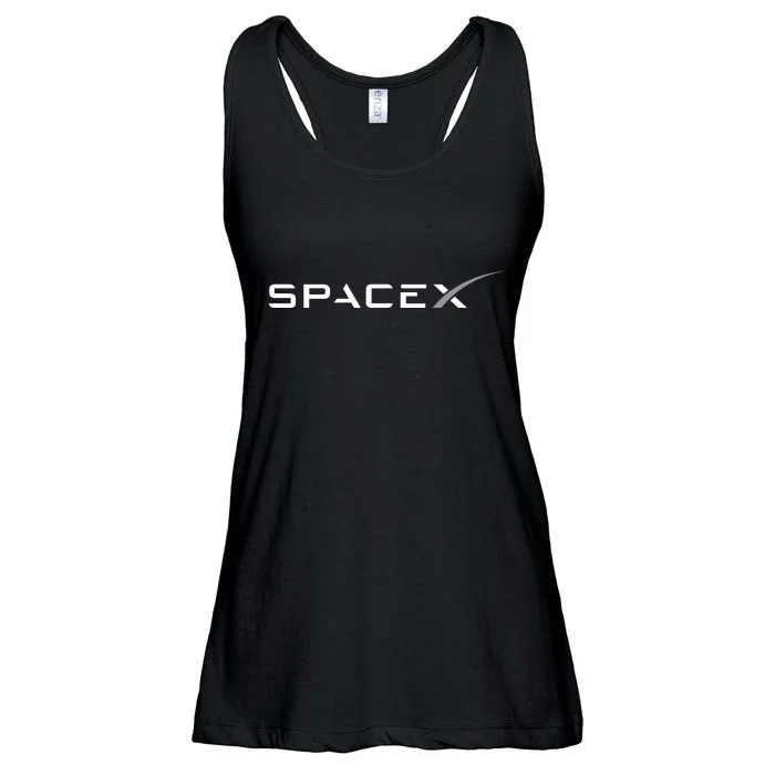 Space X Logo Ladies Essential Flowy Tank