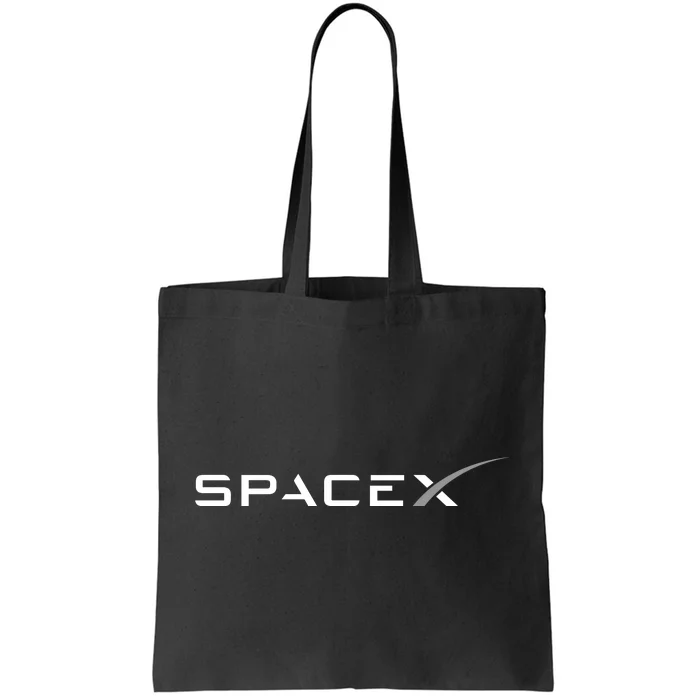 Space X Logo Tote Bag