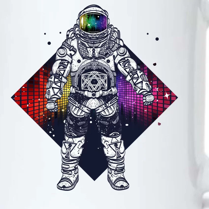 Spaceman Levels Black Color Changing Mug